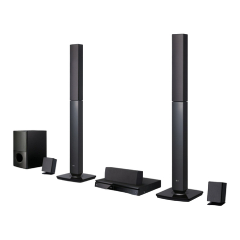 LG LHD645 Specification sheet