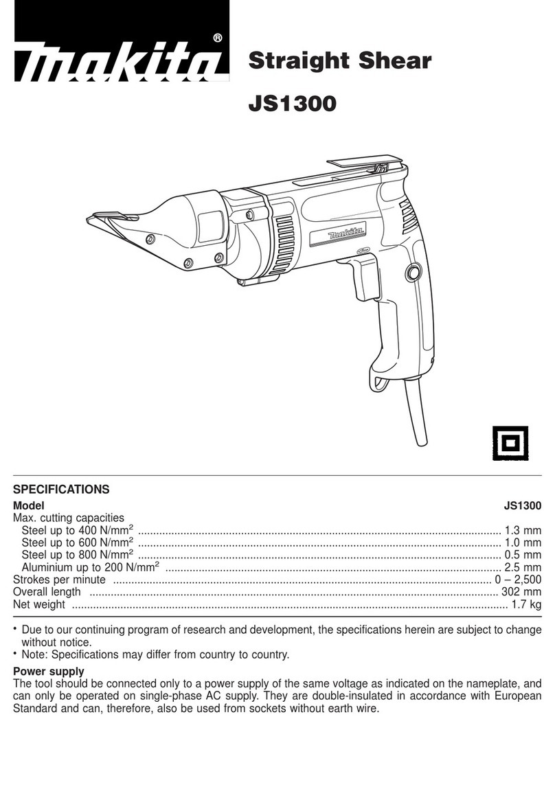 Makita JS1300 instructions