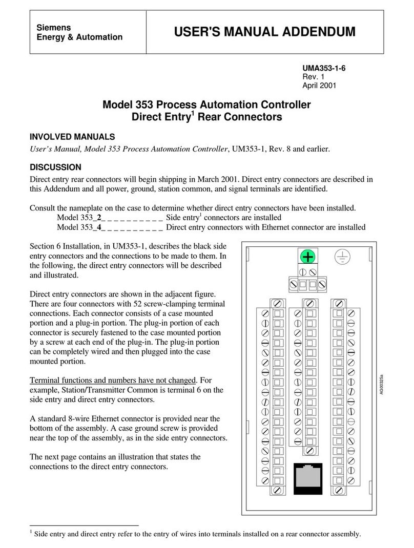 Siemens 353 User manual
