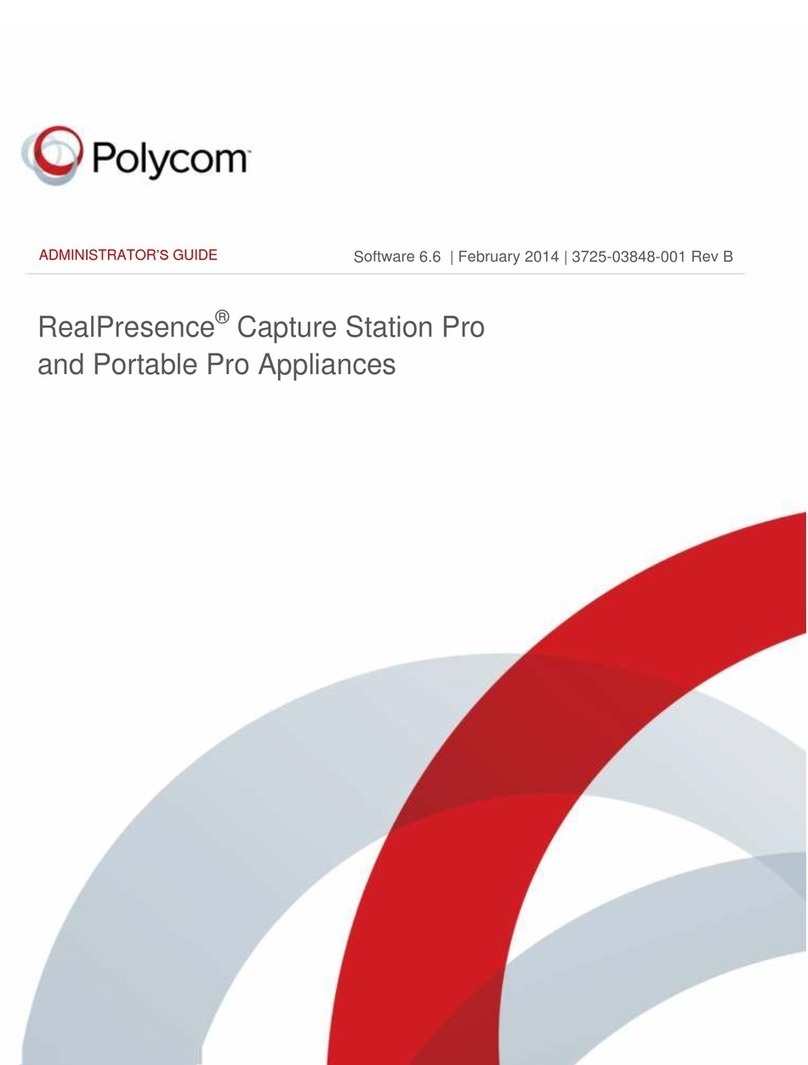 Polycom RealPresence Capture Station Pro Administrator's guide