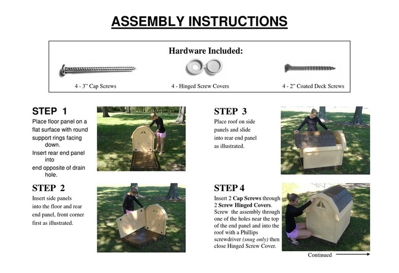 ASL INTERCOM Dog Palace Assembly instructions ASL INTERCOM Dog Palace Assembly instructions