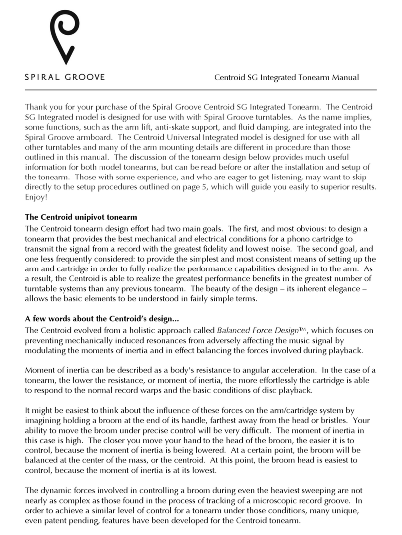 Spiral Groove Centroid SG user manual