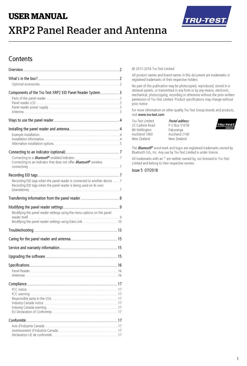 Tru-Test XRP2 user manual Tru-Test XRP2 user manual