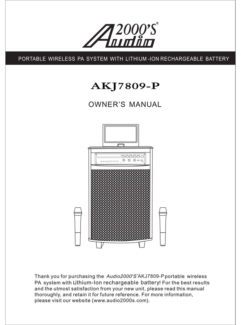 Audio2000's AKJ7809-P owner's manual