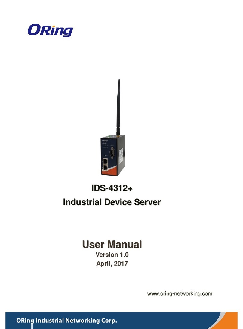 ORiNG IDS-4312+ User manual ORiNG IDS-4312+ User manual