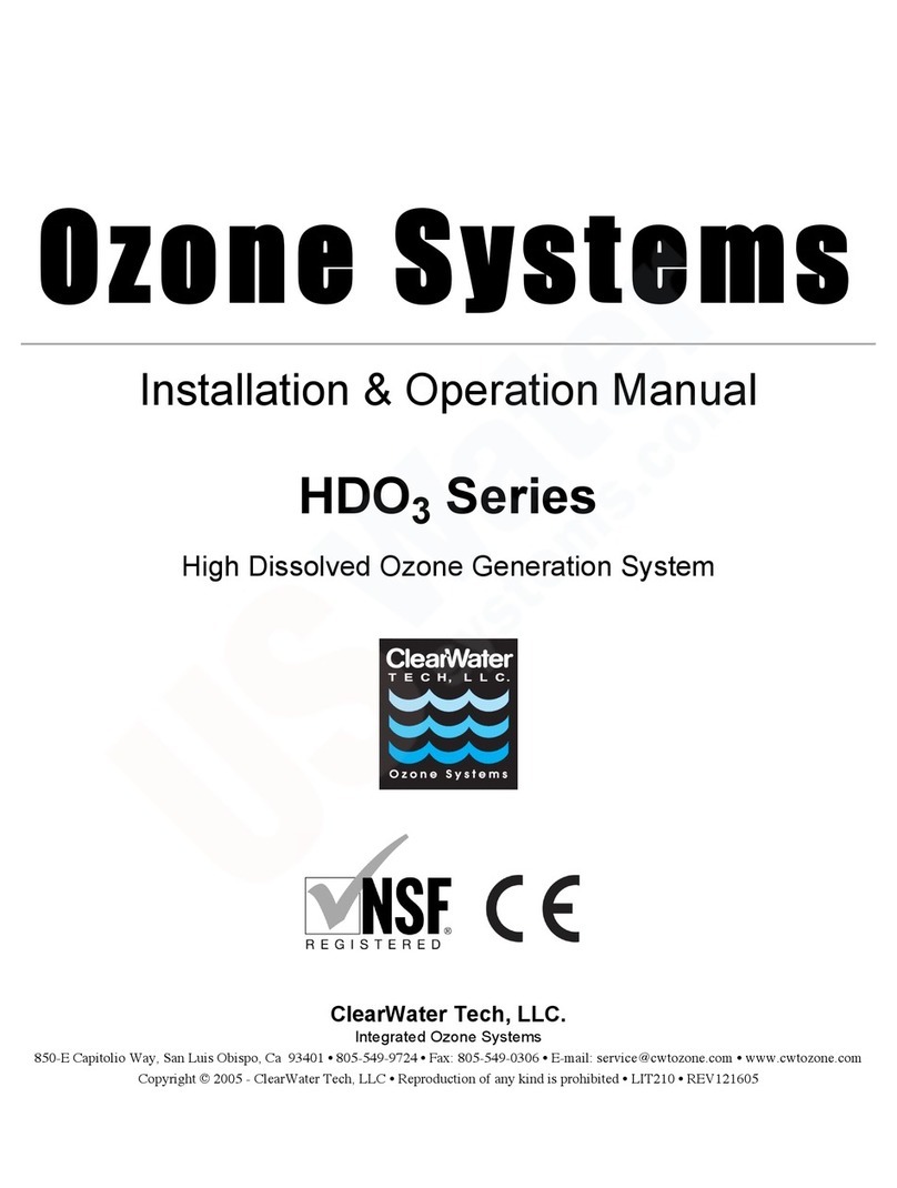 Clear Water HDO3-I Installation & operation manual