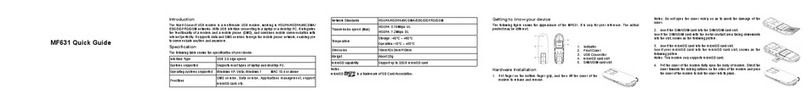 Zte ZTE MF631 quick guide