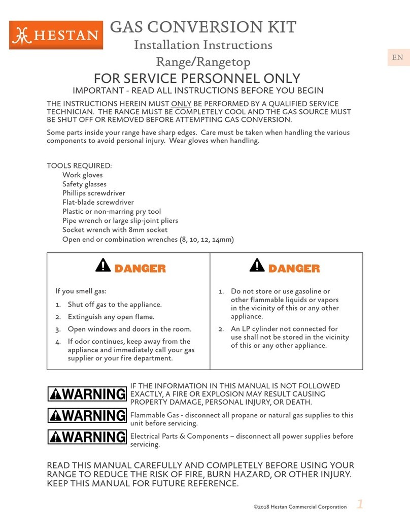 hestan KRT365 installation instructions