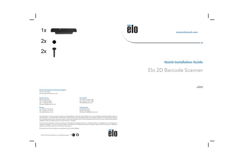 Elo TouchSystems E926356 User manual
