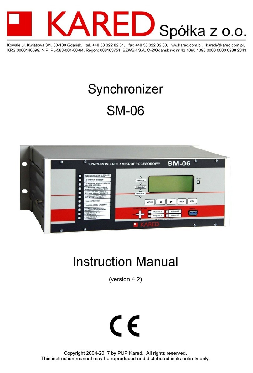 KARED SM-06 instruction manual