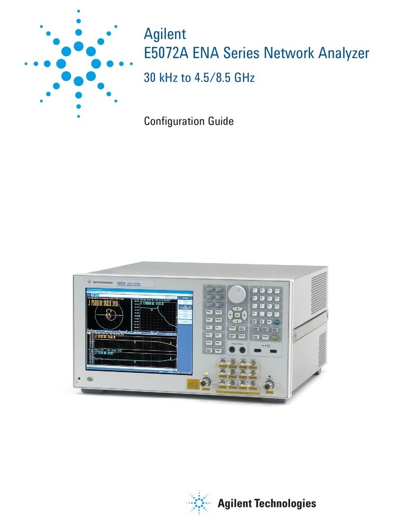 Agilent Technologies E5072A User manual Agilent Technologies E5072A User manual