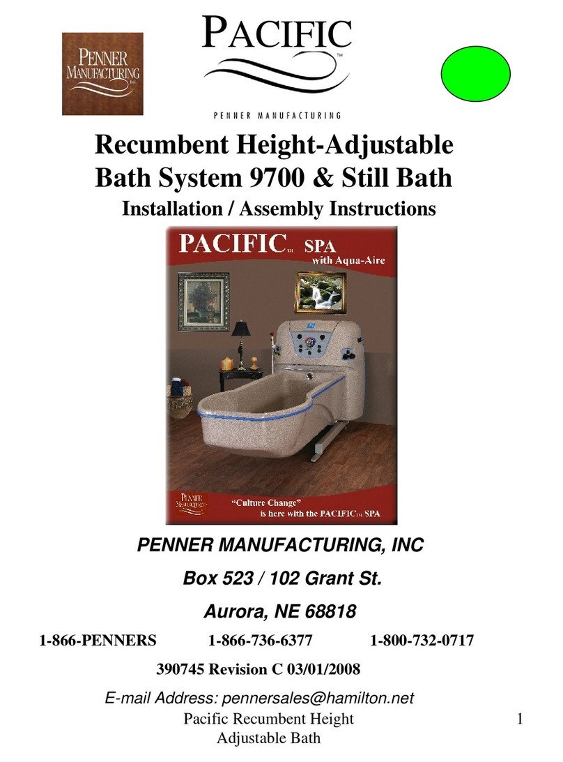 Penner Pacific Installation and assembly instructions