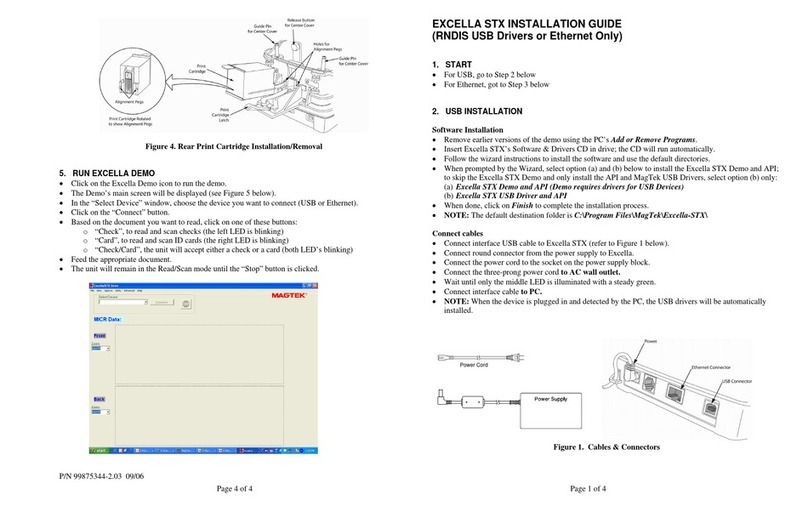 Magtek EXCELLA STX installation guide