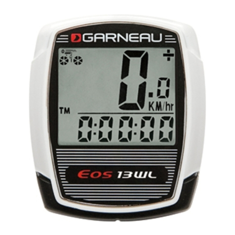 Garneau Rouleur 13 WL user manual