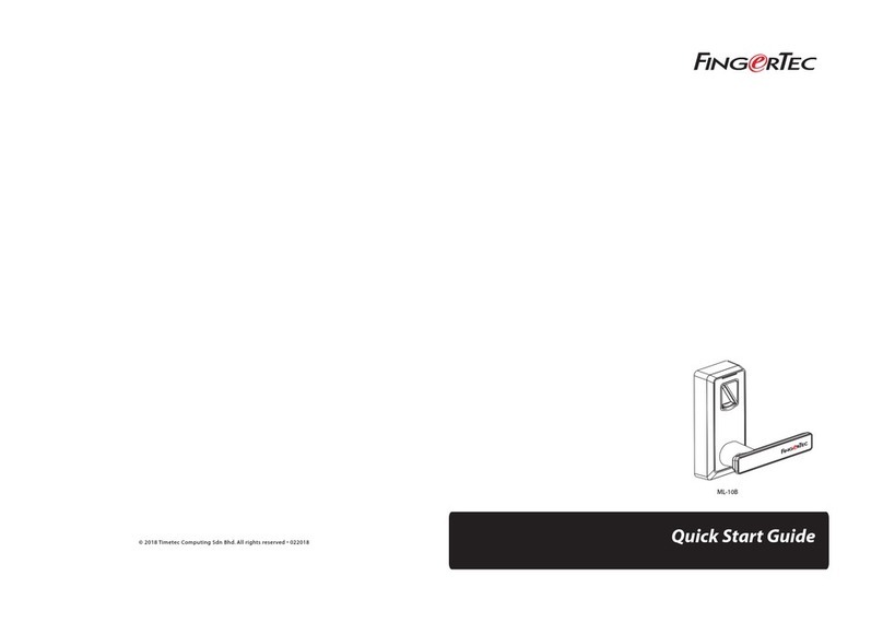 FingerTec ML-10B User manual
