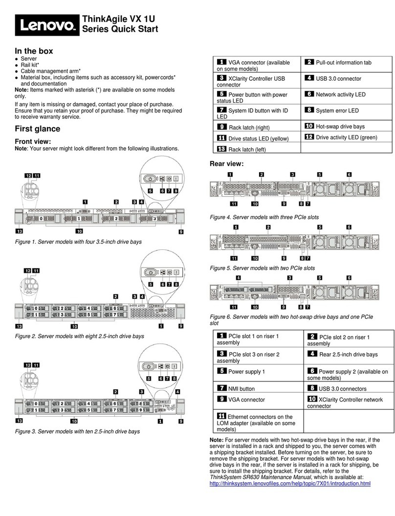 Lenovo ThinkAgile VX 1U Series User manual