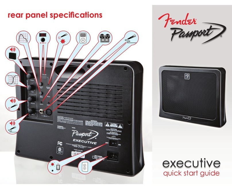 Fender Passport Executive quick start guide
