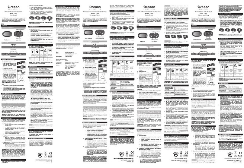 Oregon Scientific SZ999 user manual