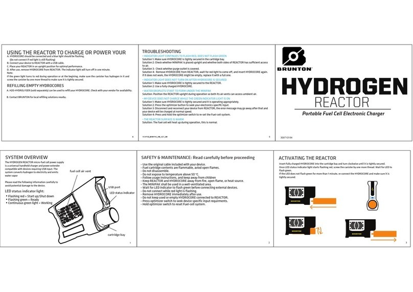 Brunton Hydrogen Reactor manual