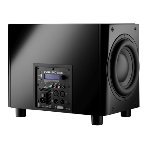 Dynaudio Sub 6 User manual