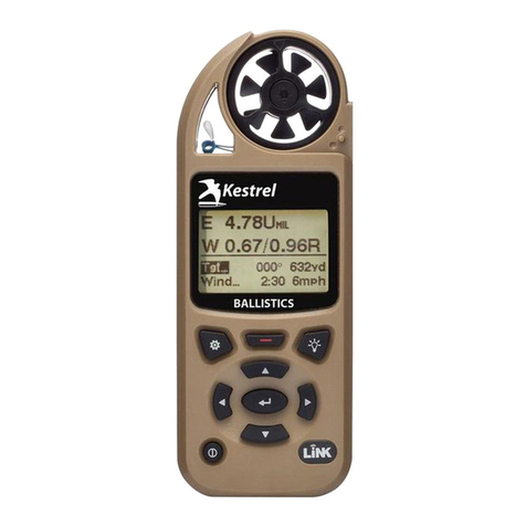 Kestrel 5700 Sportsman Quick start guides