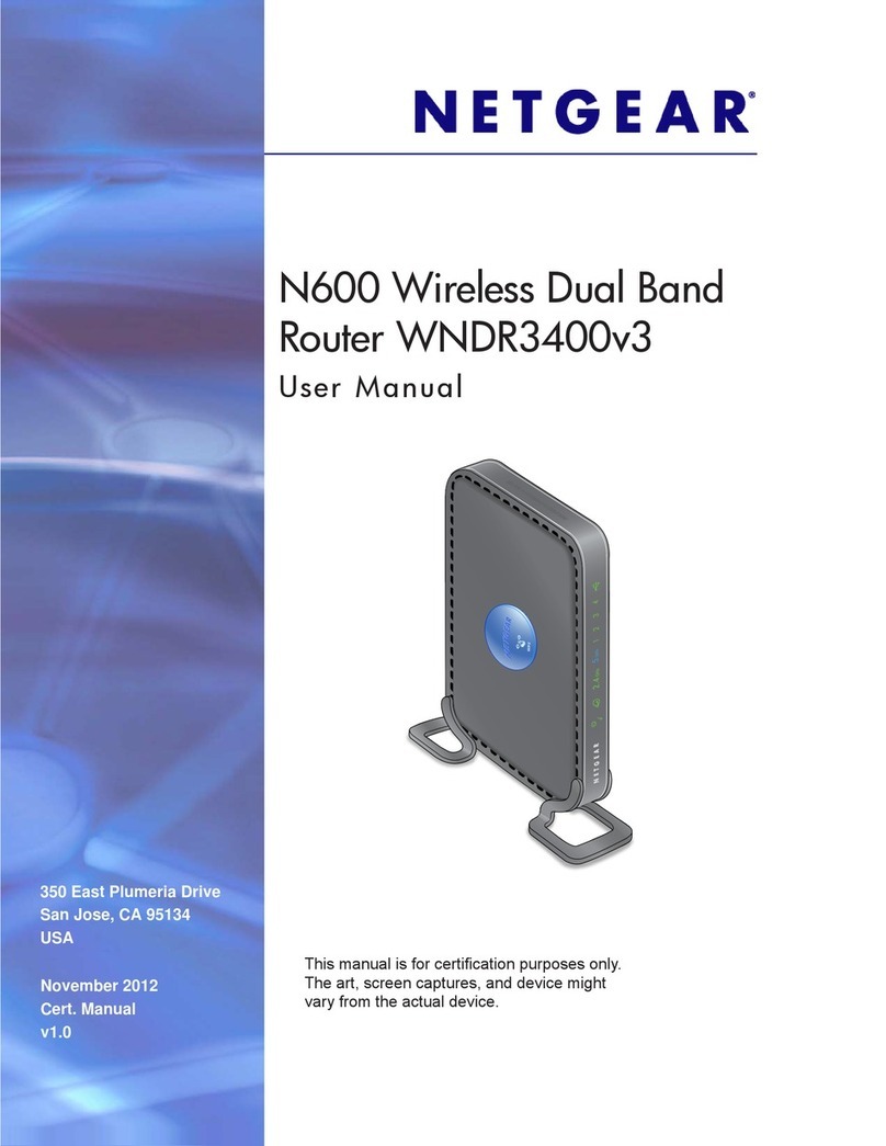 NETGEAR WNDR3400v3 User manual NETGEAR WNDR3400v3 User manual