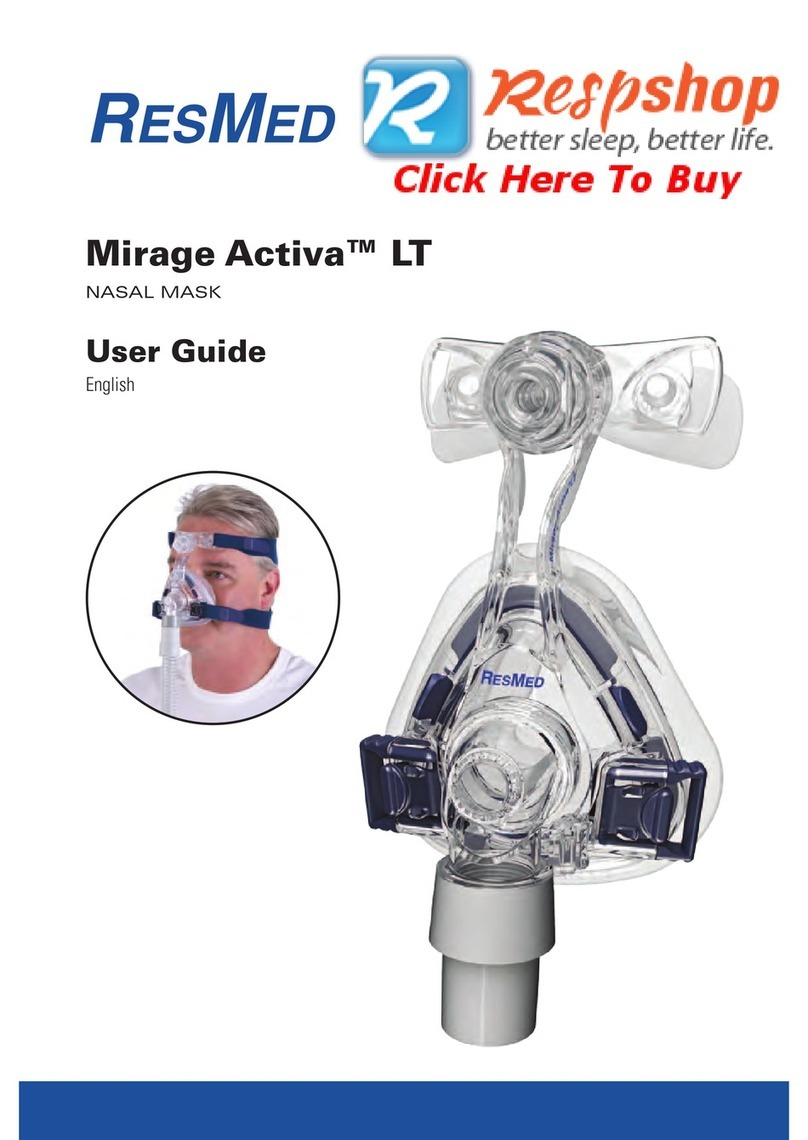 ResMed Mirage Activa LT User manual ResMed Mirage Activa LT User manual
