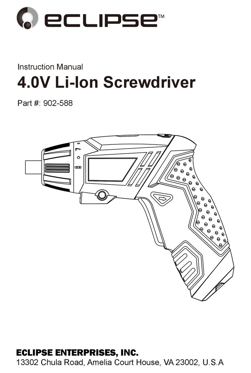 Eclipse 4.0V Li-Ion instruction manual
