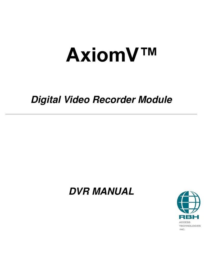 RBH Access Technologies AxiomV User manual