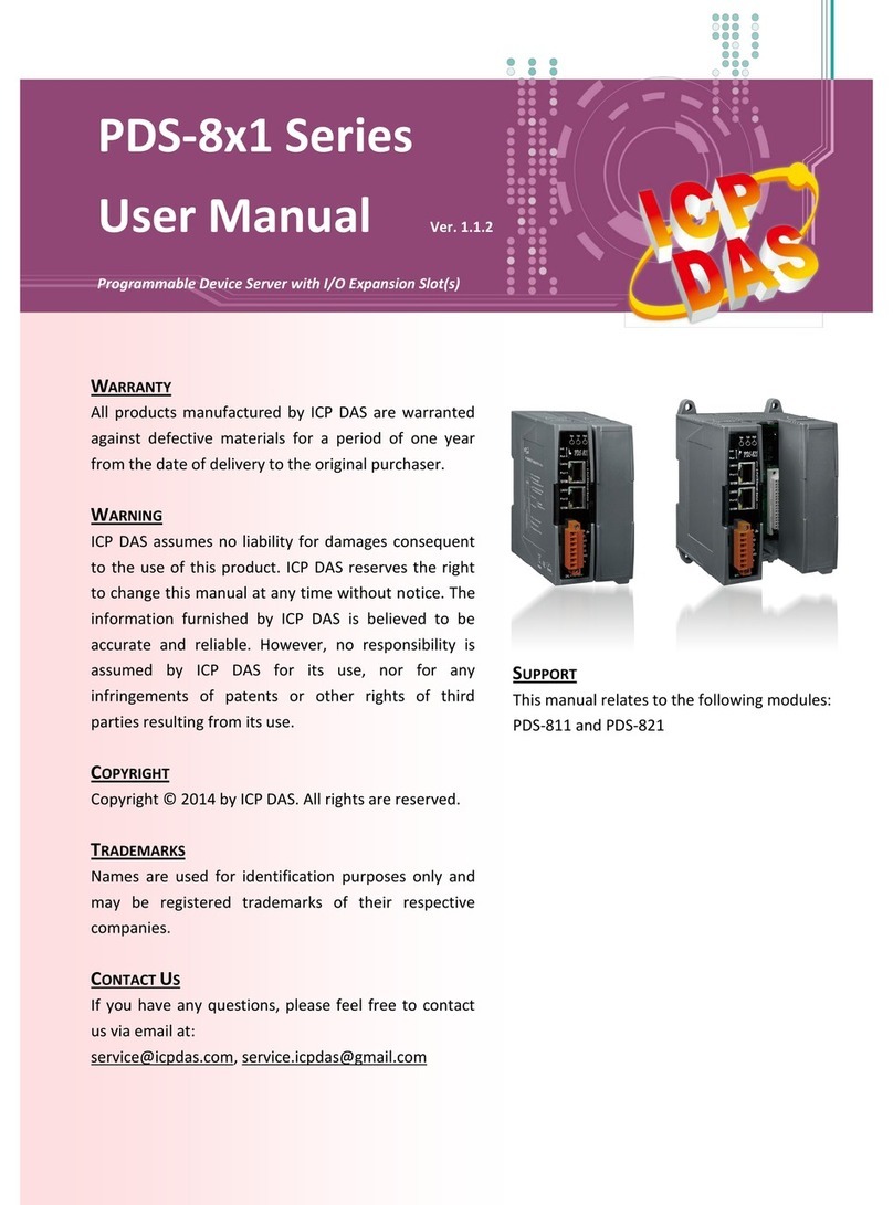 ICPDAS PDS-811 user manual