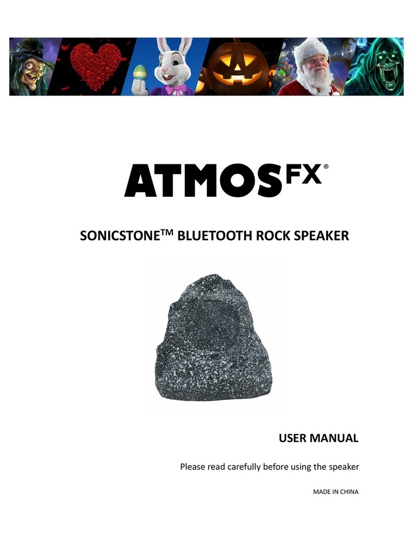 AtmosFX SONICSTONE user manual