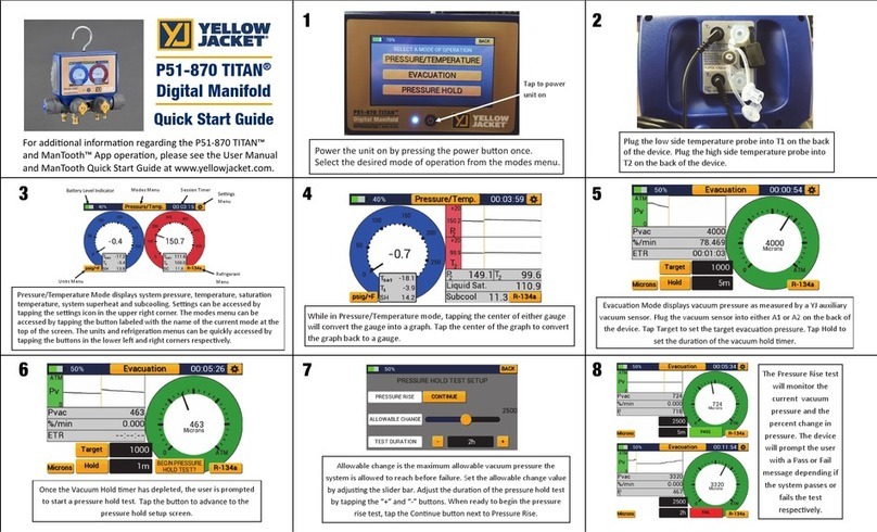 yellow jacket TITAN P51-870 quick start guide