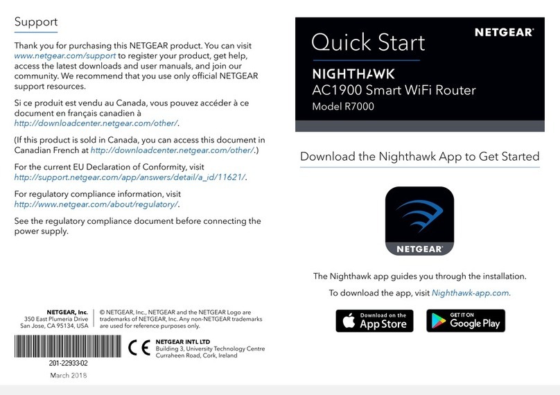 NETGEAR NIGHTHAWK R7000 User manual