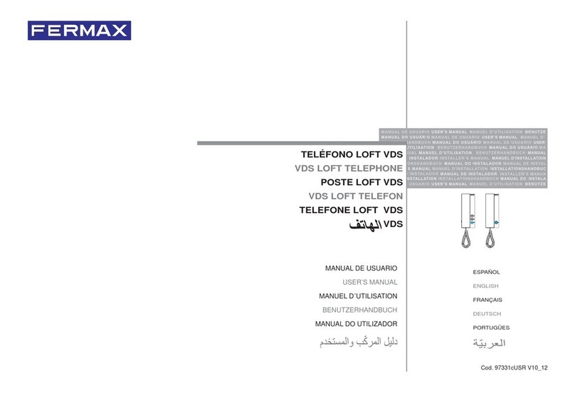 Fermax LOFT VDS User manual