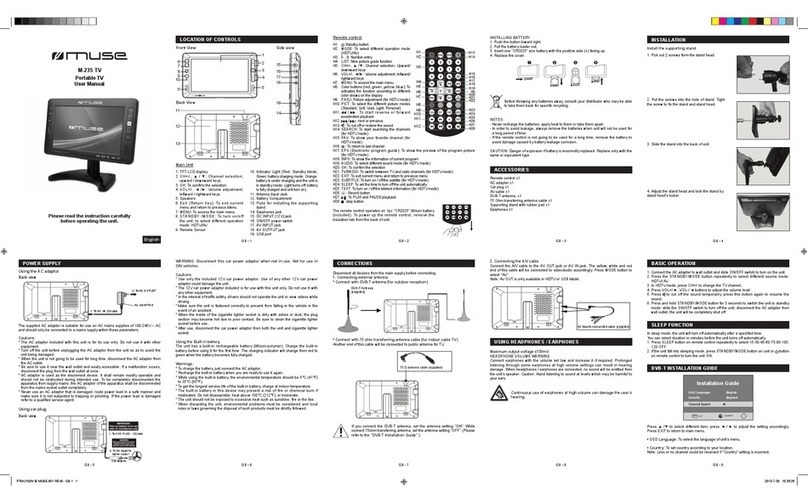 Muse M-235 User manual