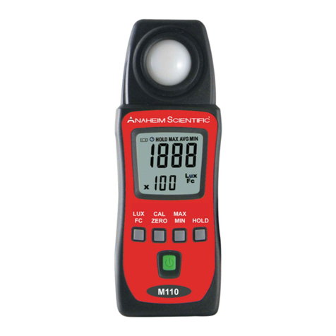 Anaheim Scientific M110 user manual