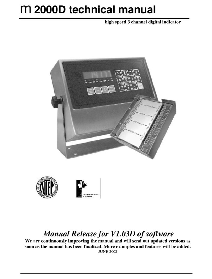 Western Scale m2000D Technical manual