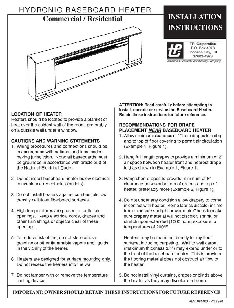 TPI Corporation 3900WW28 User manual