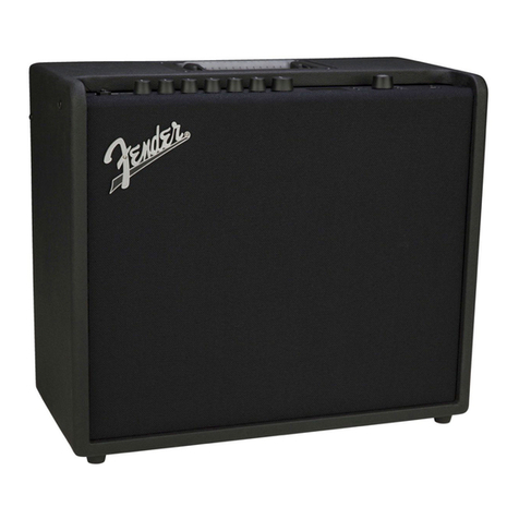 Fender Mustang GT40 owner's manual