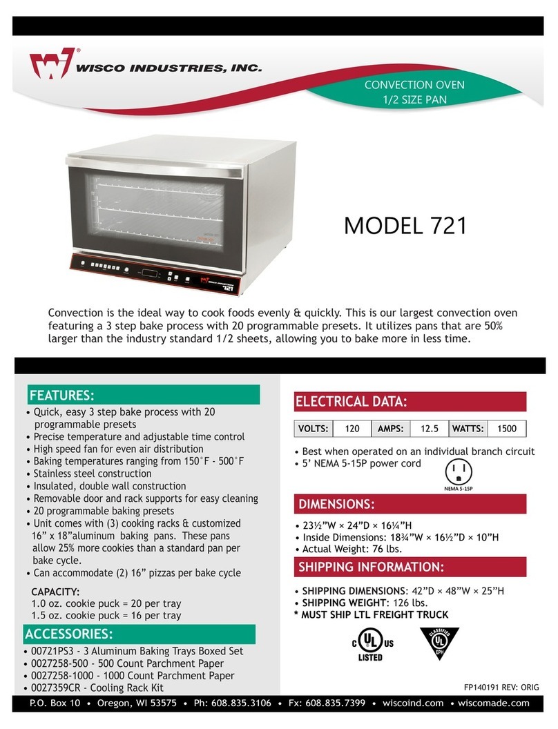 Wisco Industries 721 user manual