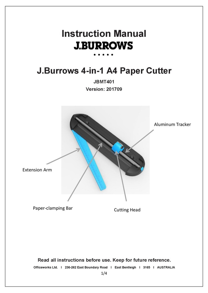 J.Burrows JBMT401 instruction manual