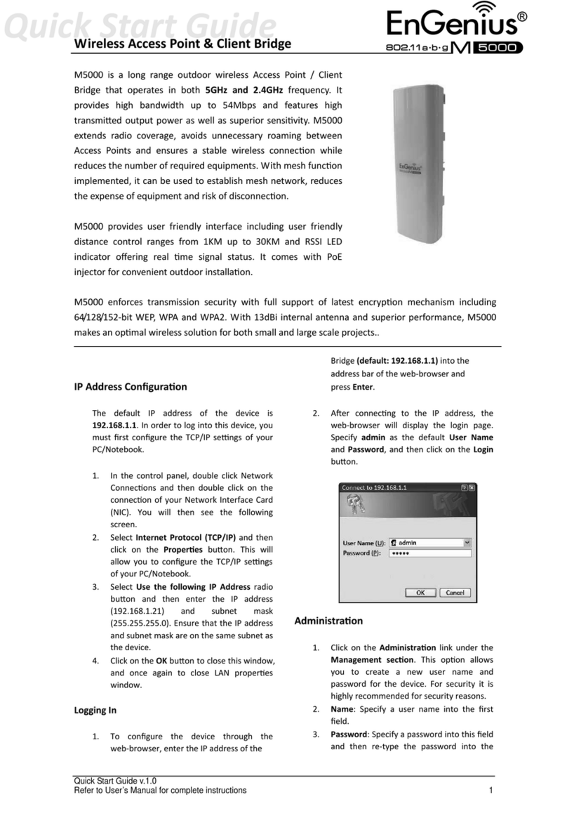 EnGenius M5000 quick start guide