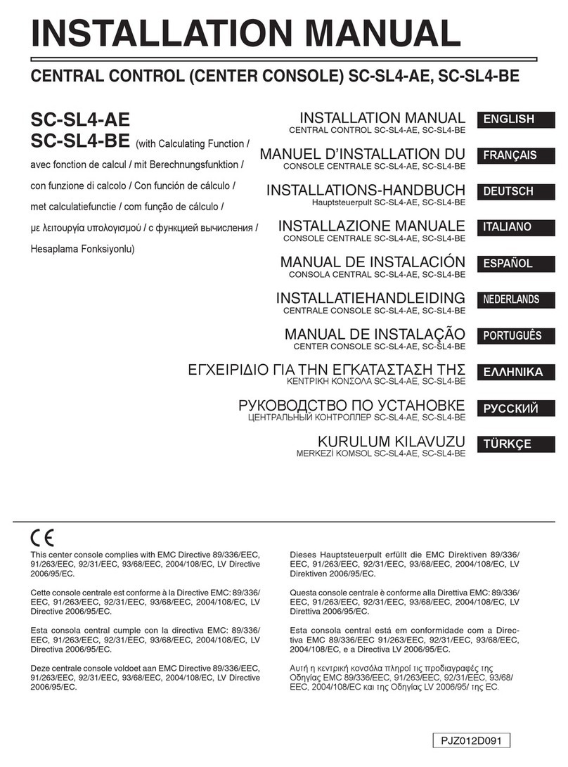 Mitsubishi SC-SL4-AE User manual