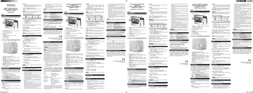Oregon Scientific RM309PU user manual