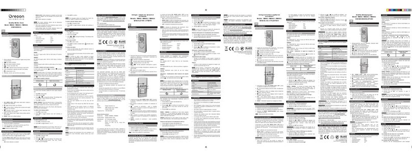 Oregon Scientific RM968 user manual