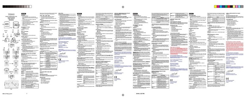 Oregon Scientific RM912TCN user manual