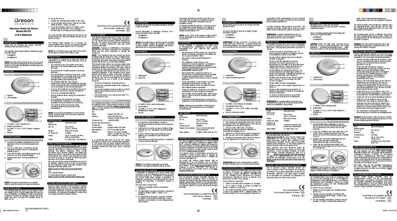 Oregon Scientific VR201 User manual