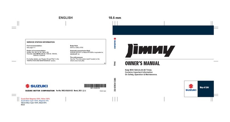 Suzuki Jimny User manual