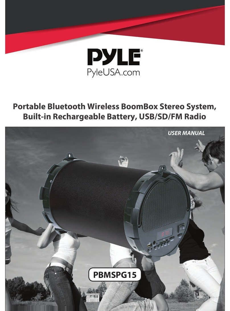 Pyle PBMSPG15 user manual