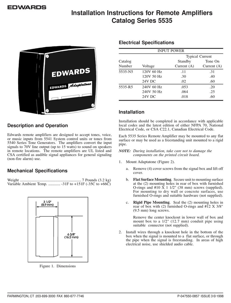 Edwards Adaptatone 5535-N5 User manual